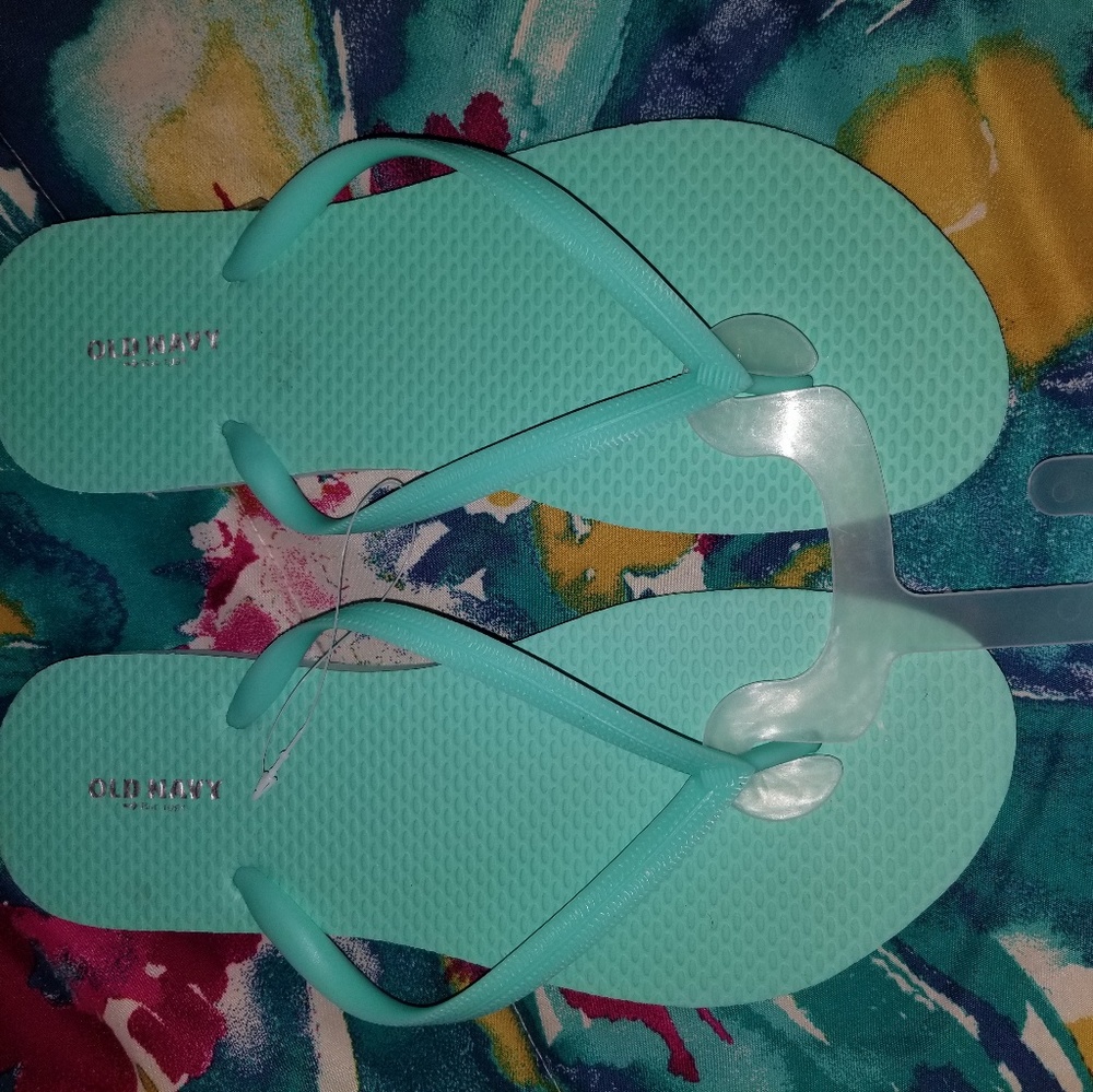 Mint Green Old Navy Flip-Flops